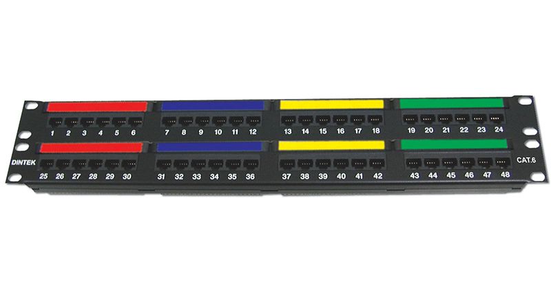 Patch Panel Dintek Cat6 48 cổng